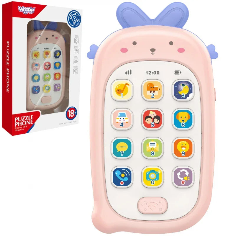 WOOPIE BABY Telefonik Interaktywny Komórka z Dźwiękami - zabawki-dla-dziewczynki