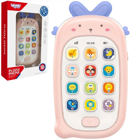 Woopie Baby telefonik interaktywny komórka z dźwiękami dla niemowląt - zabawki-dla-dziewczynki