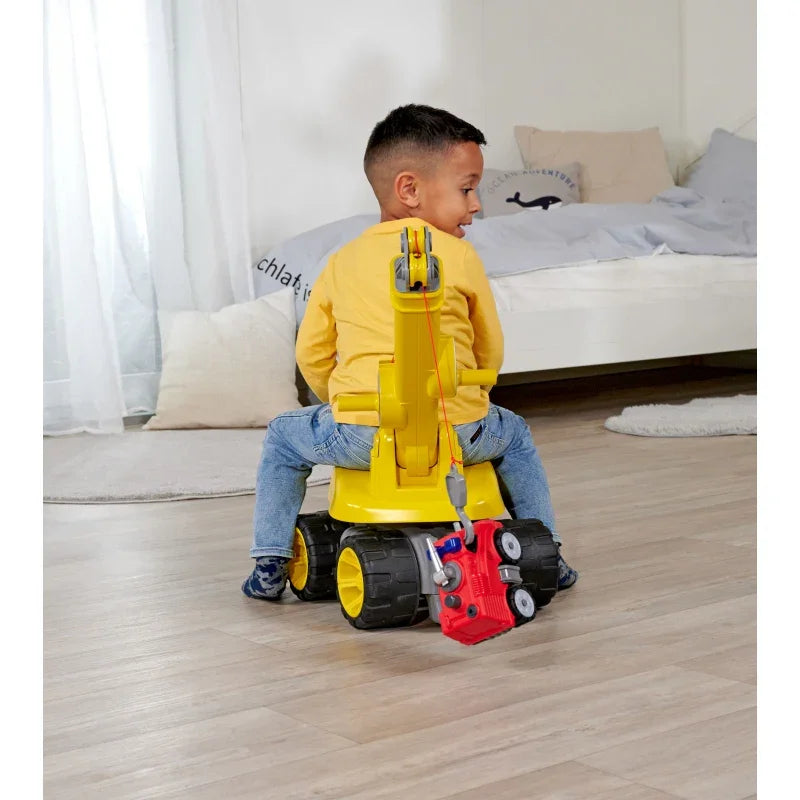 Jeździk BIG Maxi Crane kolorowa zabawka ruchowa - zabawki-dla-dziewczynki