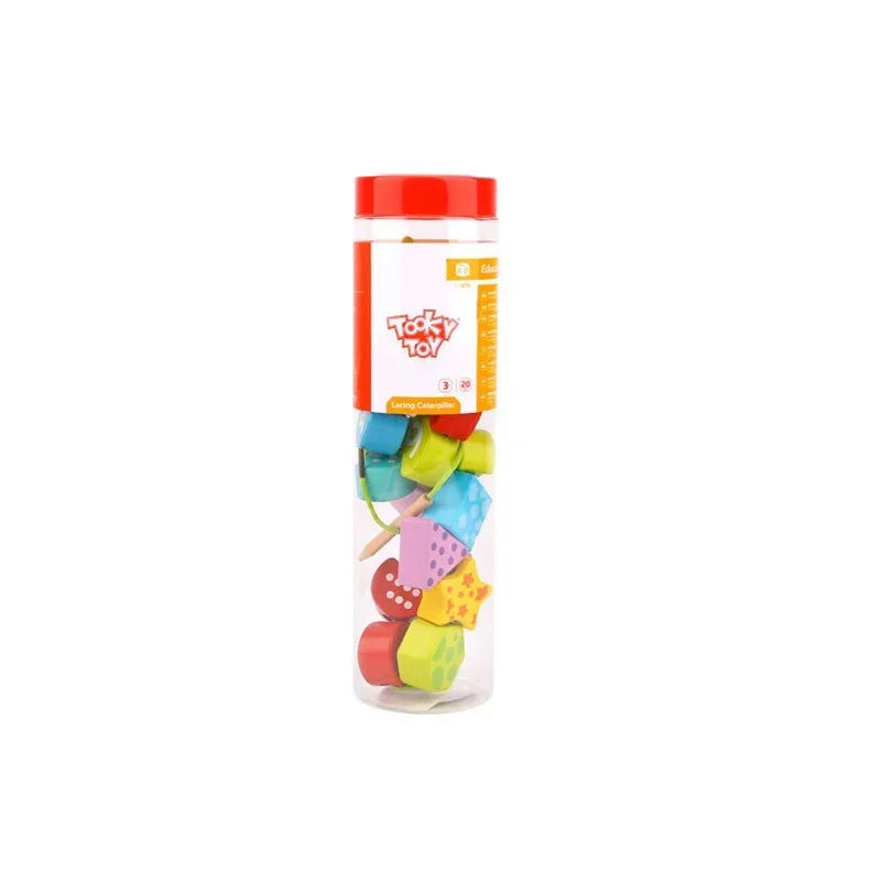 TOOKY TOY zabawka Montessori do nawlekania i liczenia - zabawki-dla-dziewczynki
