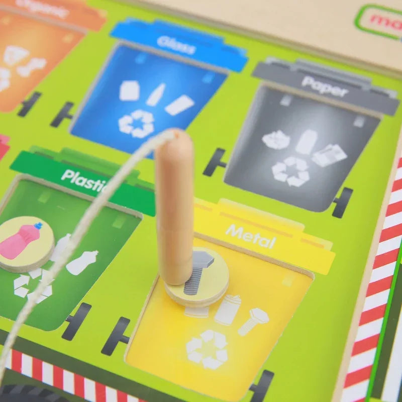 MASTERKIDZ tablica magnetyczna segregowanie odpadów dla dzieci - zabawki-dla-dziewczynki