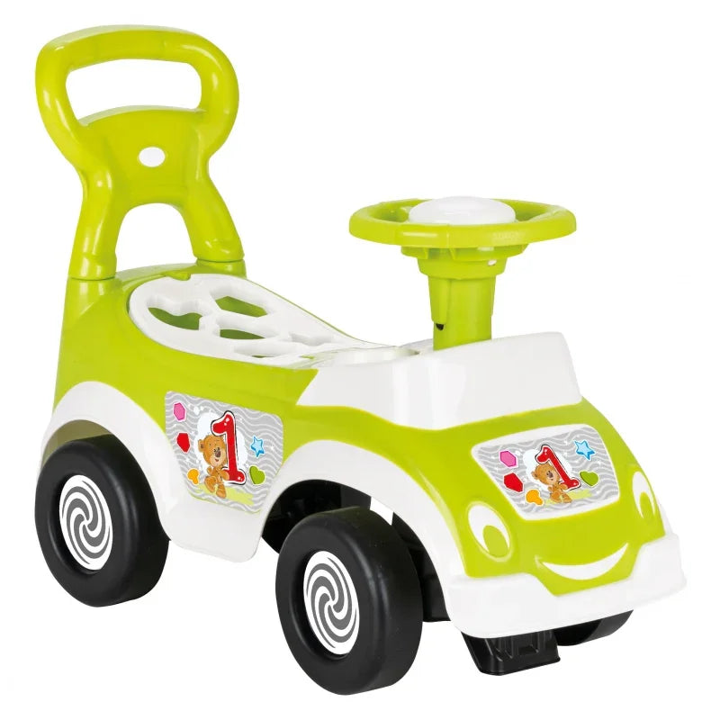 WOOPIE Jeździk 4w1 Sorter Pchacz Chodzik + Klakson Schowek - zabawki-dla-dziewczynki