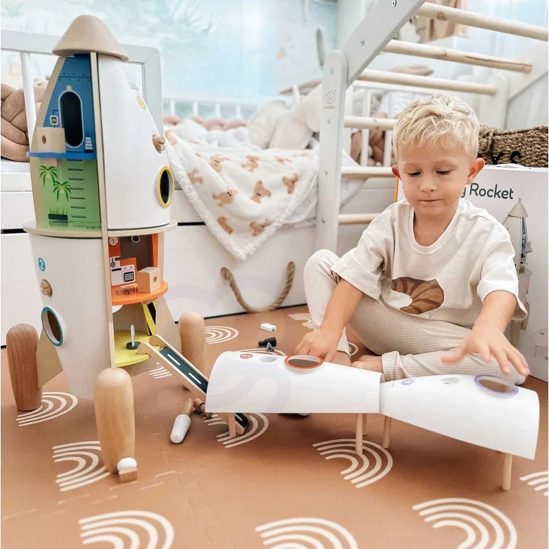 Domek rakieta CLASSIC WORLD dla przedszkolaków - zabawki-dla-dziewczynki