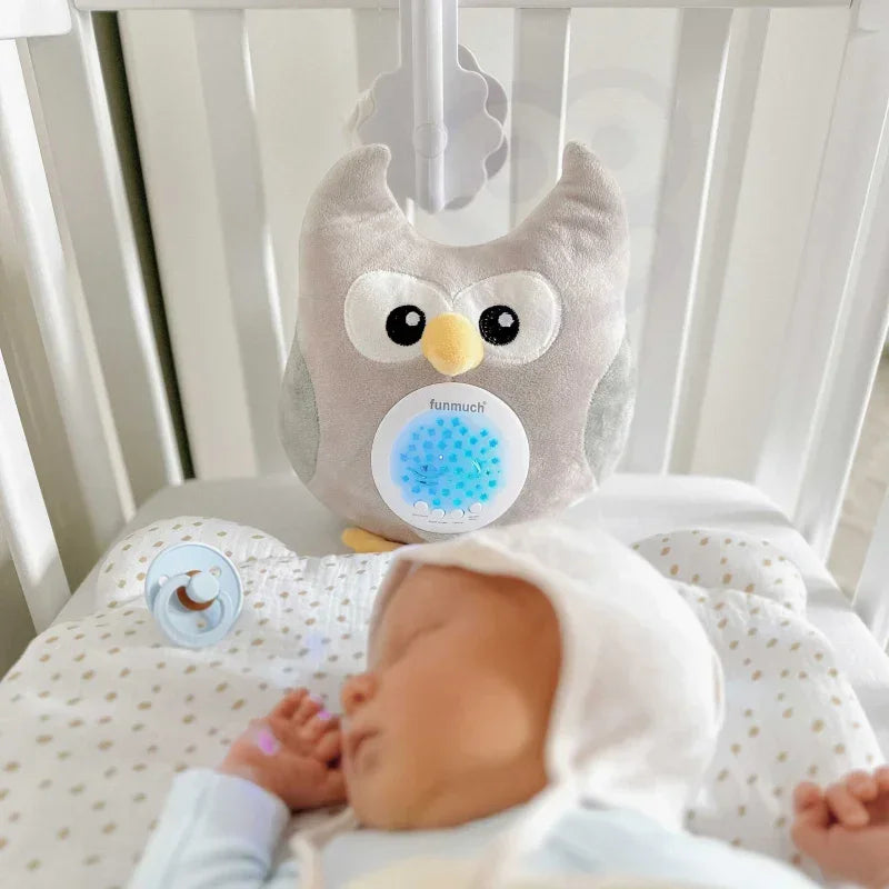 WOOPIE BABY Sówka przytulanka usypiacz projektor 2w1 10 kołysanek zabawka dla dzieci - zabawki-dla-dziewczynki