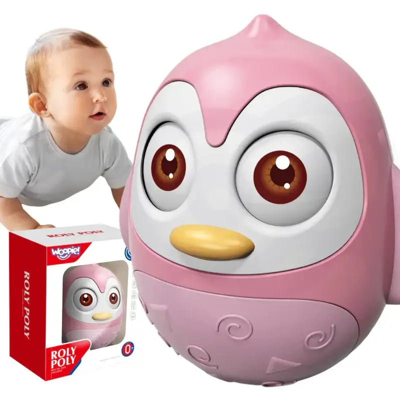 WOOPIE BABY Sensoryczny Pingwinek Wańka Wstańka - zabawki-dla-dziewczynki