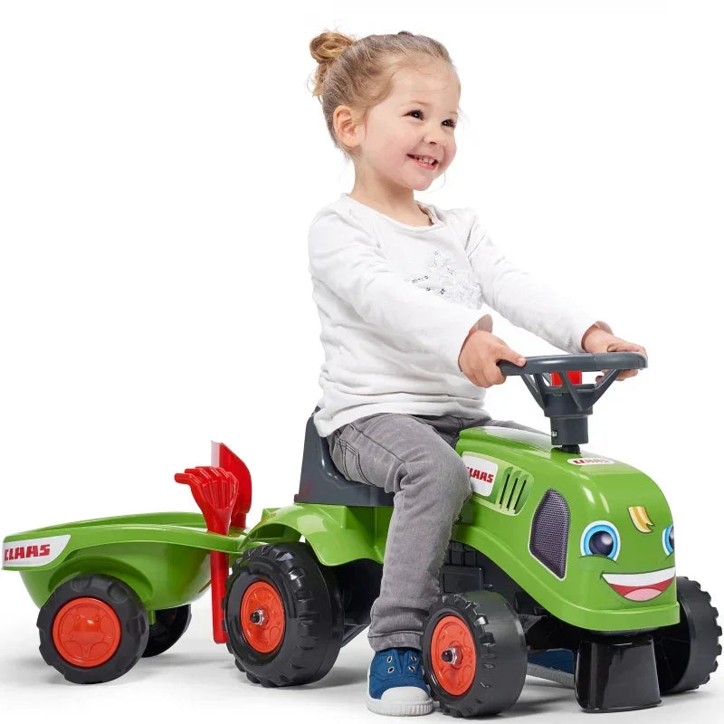 FALK Baby Claas pojazd dla dzieci z przyczepką - zabawki-dla-dziewczynki
