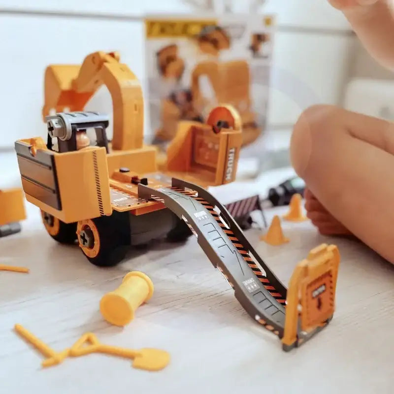 WOOPIE Mega Plac Budowy 5w1 Zestaw XXL do Skręcania DIY - zabawki-dla-dziewczynki