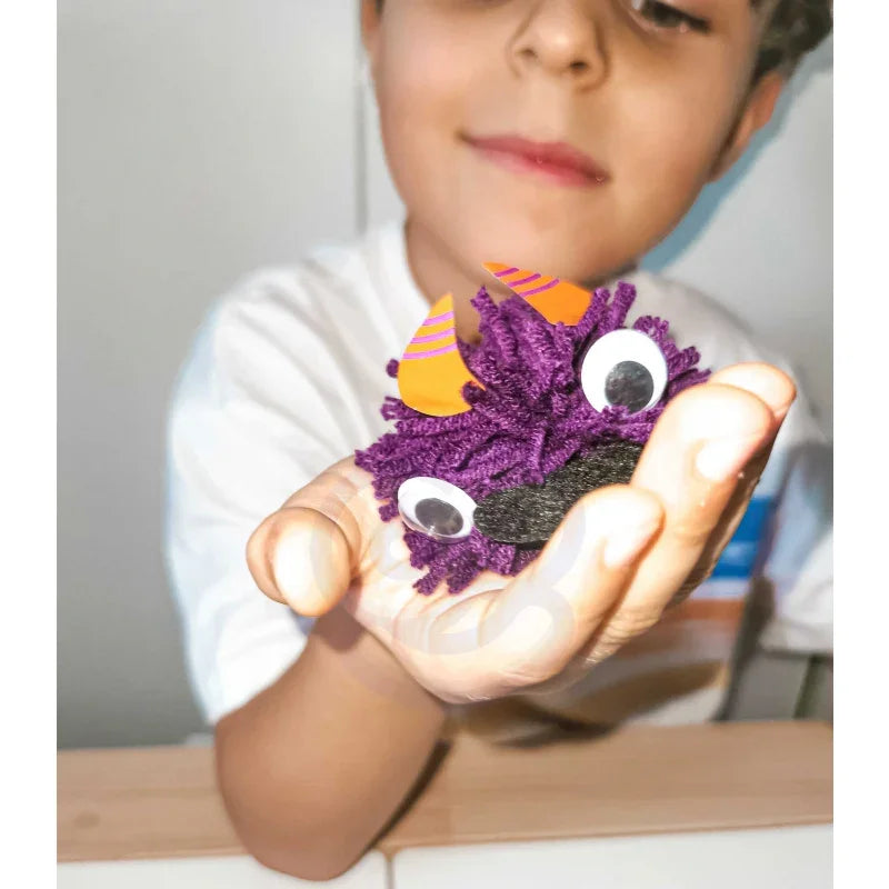 WOOPIE ART&FUN Zestaw Kreatywny Zrób Potworka Monster Pom - zabawki-dla-dziewczynki