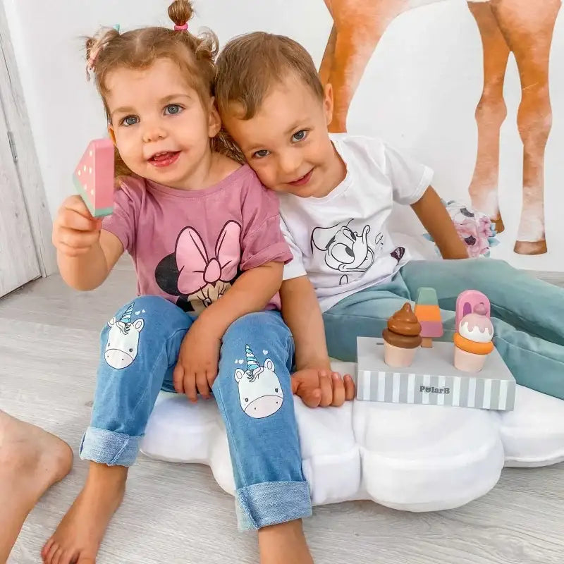 VIGA Lody na Patyku ze Stojakiem 5 szt. kreatywna zabawa dla malucha - zabawki-dla-dziewczynki