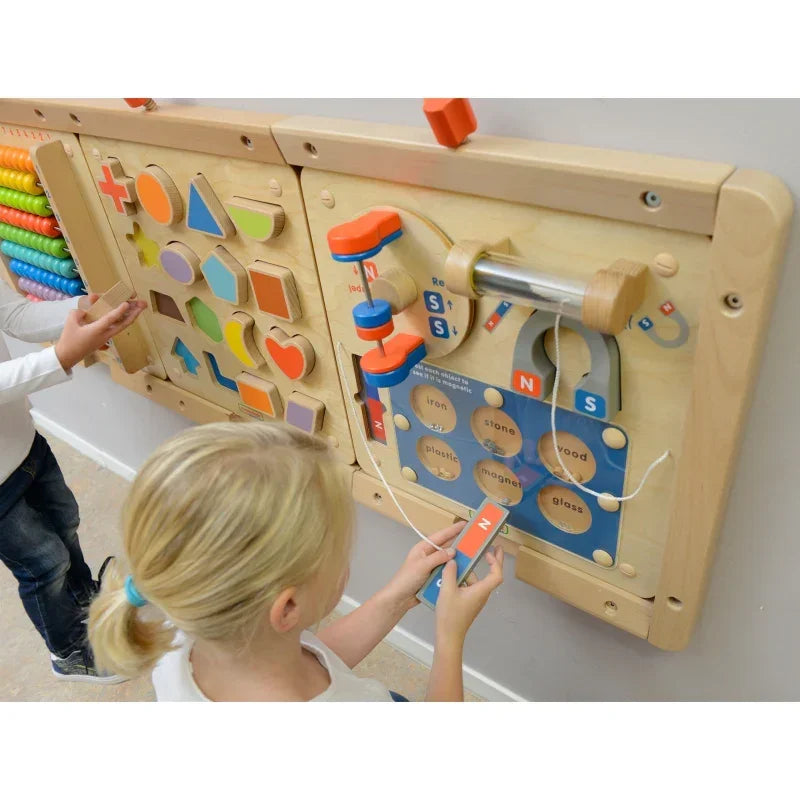 Drewniana zabawka edukacyjna Masterkidz, eksperymenty z magnetyzmem - zabawki-dla-dziewczynki