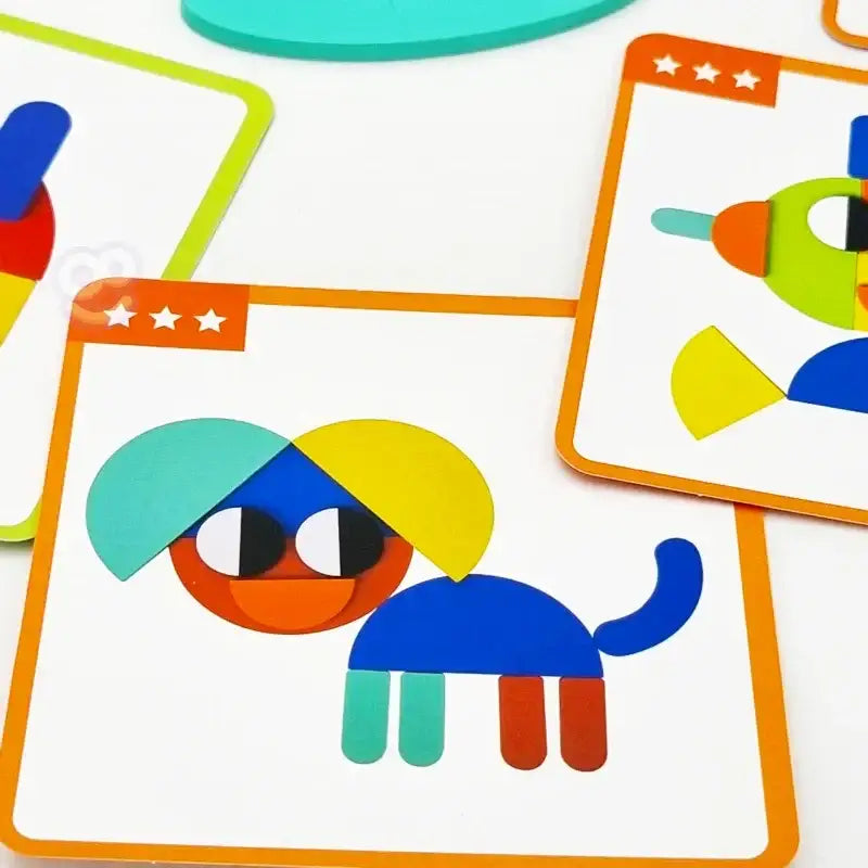 WOOPIE GREEN Układanka do odtwarzania wzorów Montessori FSC - zabawki-dla-dziewczynki
