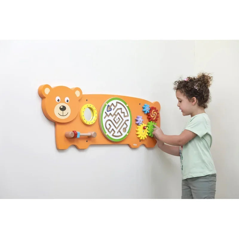 VIGA zabawka Montessori tablica manipulacyjna - zabawki-dla-dziewczynki