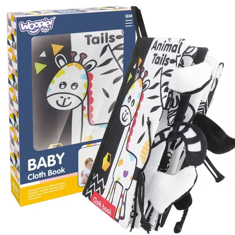 WOOPIE BABY Książeczka Kontrastowa Sensoryczna Dla Niemowląt - zabawki-dla-dziewczynki
