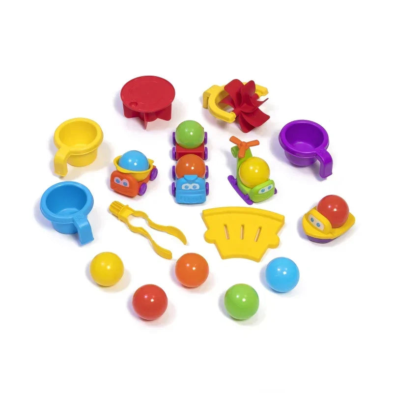 Dwupiętrowy stół wodny Step2 z Ball Buddies zabawa wodna dla maluchów - zabawki-dla-dziewczynki