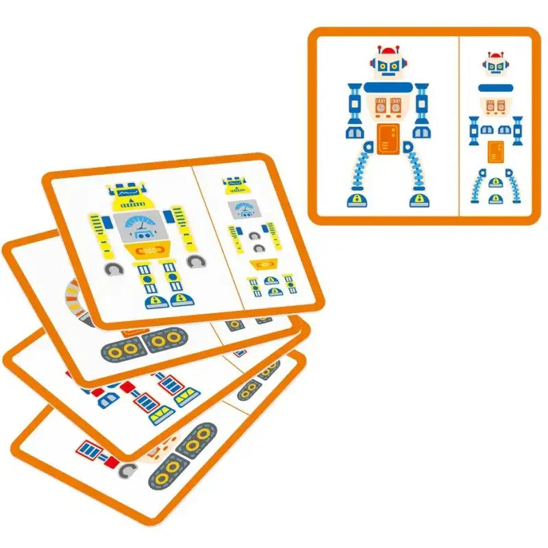 Viga Toys przybijanka roboty zestaw kreatywny 45 el. - zabawki-dla-dziewczynki
