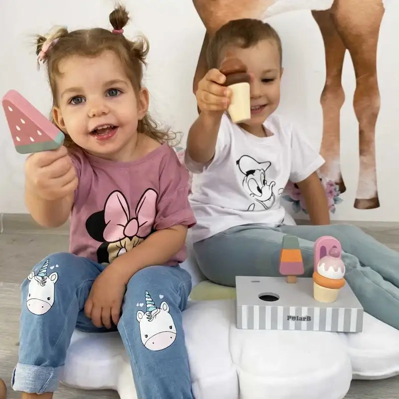 VIGA PolarB Lody na Patyku ze Stojakiem 5 szt. dla dzieci - zabawki-dla-dziewczynki