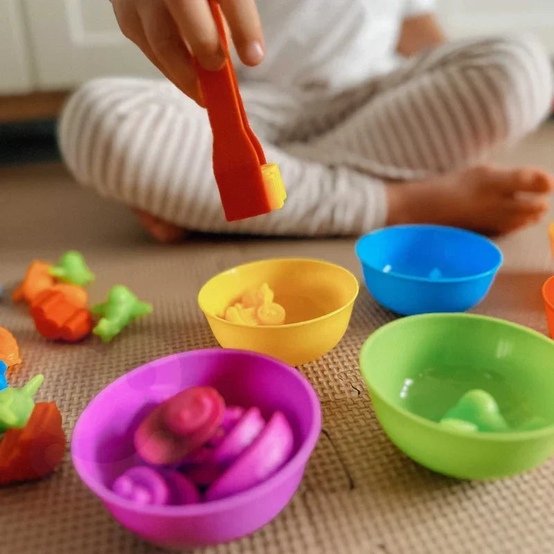 WOOPIE Gra Edukacyjna Sorter Kolorów Pojazdy 44 el. - zabawki-dla-dziewczynki