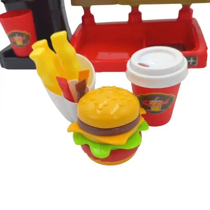 Zestaw WOOPIE Fast Food XXL sklep restauracja zabawa kreatywna - zabawki-dla-dziewczynki