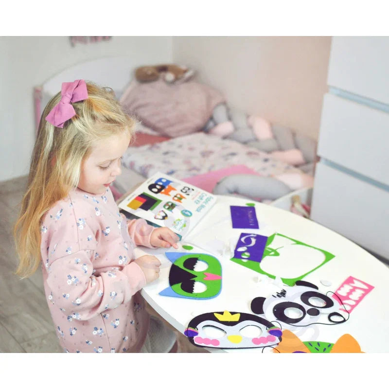 WOOPIE ART&FUN Zestaw Kreatywny Maski Filcowe Zrób to Sam 4 szt. - zabawki-dla-dziewczynki