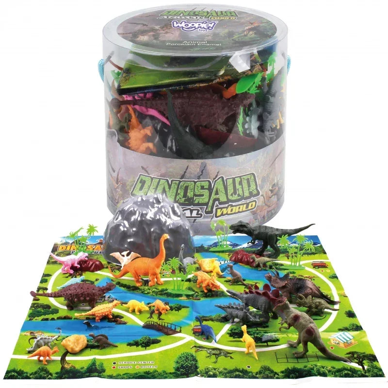 WOOPIE Zestaw Figurki Dinozaury 34 szt. - zabawki-dla-dziewczynki