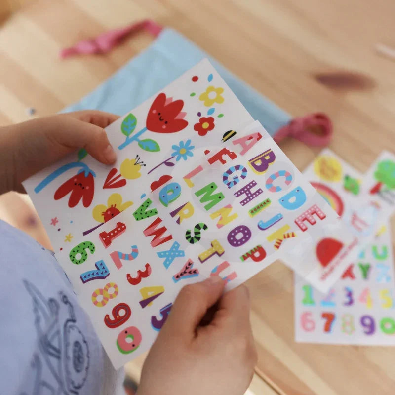 WOOPIE ART&FUN Zestaw Kreatywny Magiczna Torebka + Naklejki do Dekoracji ponad 109 szt. - zabawki-dla-dziewczynki