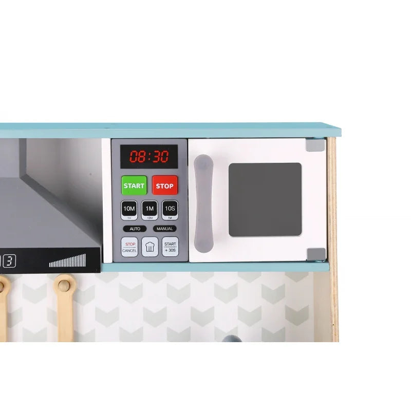 TOOKY TOY Duża Drewniana Kuchnia dla Dzieci 10 el. FSC - zabawki-dla-dziewczynki