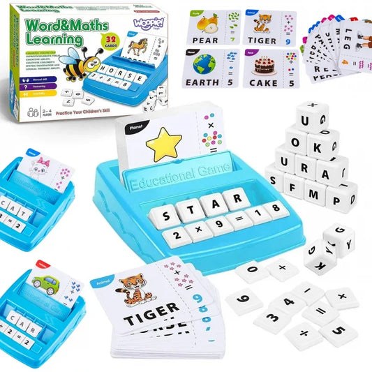 WOOPIE Gra Edukacyjna do Nauki Angielskiego i Matematyki - zabawki-dla-dziewczynki