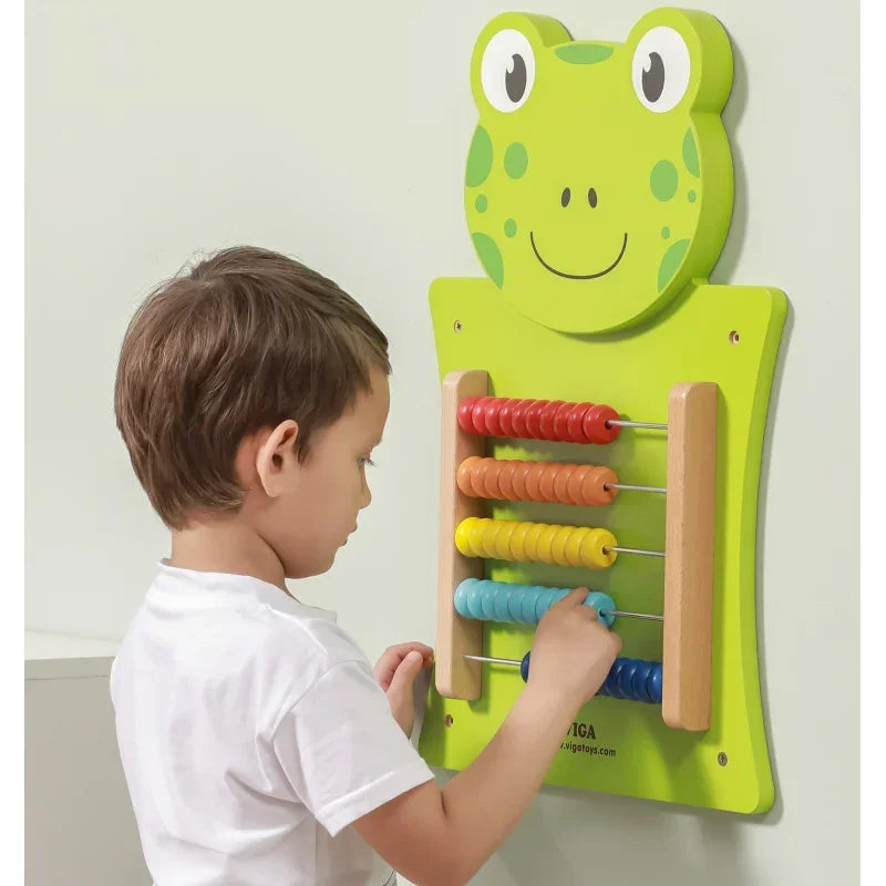 Drewniana tablica edukacyjna VIGA Montessori - zabawki-dla-dziewczynki