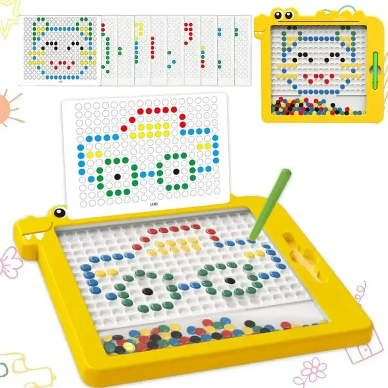 WOOPIE MagPad tablica edukacyjna z magnetycznymi guzikami - zabawki-dla-dziewczynki
