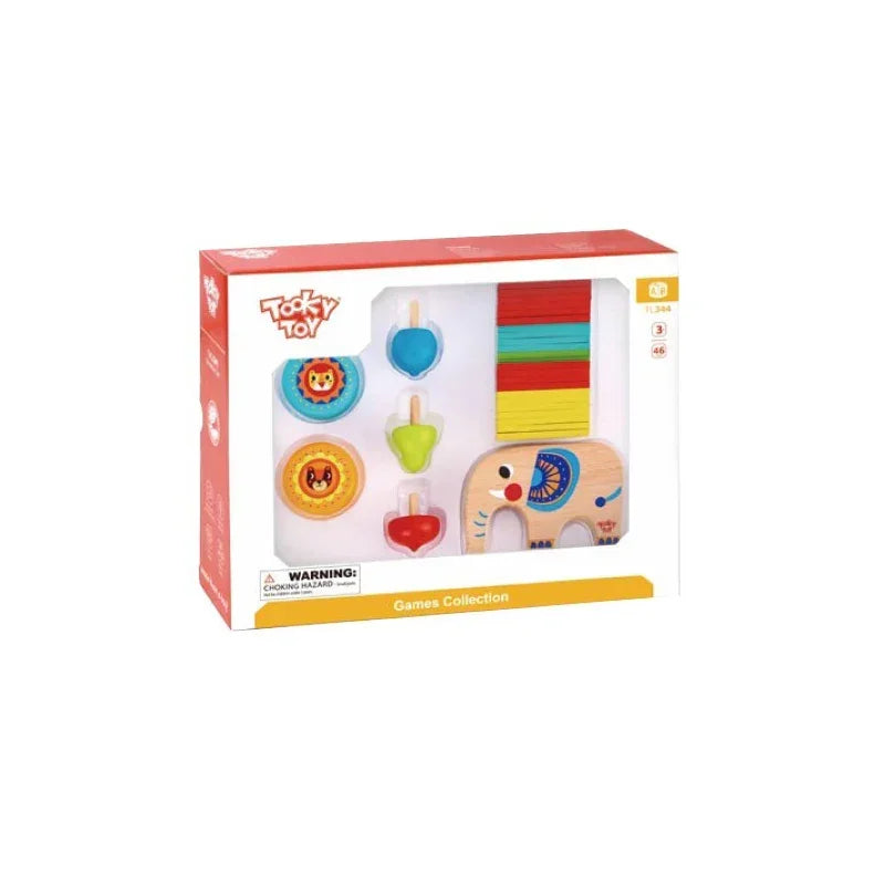 Zestaw gier TOOKY TOY rozwijający zręczność - zabawki-dla-dziewczynki