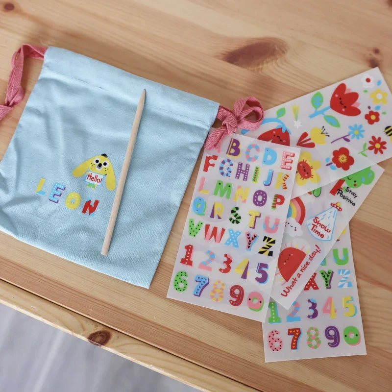 WOOPIE ART&FUN Zestaw Kreatywny Magiczna Torebka + Naklejki do Dekoracji ponad 109 szt. - zabawki-dla-dziewczynki