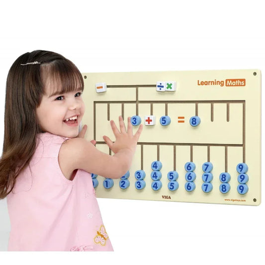VIGA tablica sensoryczna do nauki liczenia Montessori FSC dla dzieci - zabawki-dla-dziewczynki