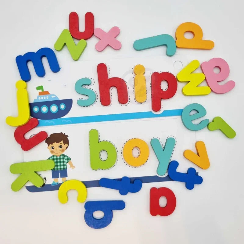 TOOKY TOY Montessori Alfabet puzzle 57 el zabawka edukacyjna dla przedszkolaka - zabawki-dla-dziewczynki