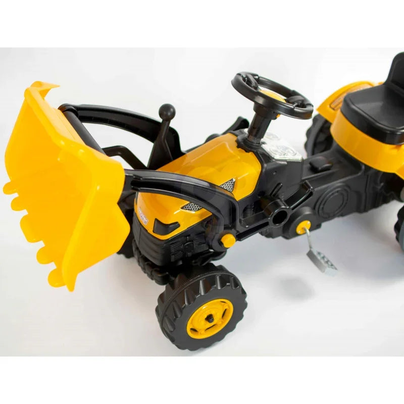 WOOPIE Traktor Na Pedały Farmer MaxTrac Classic Łyżka Spychacz - zabawki-dla-dziewczynki