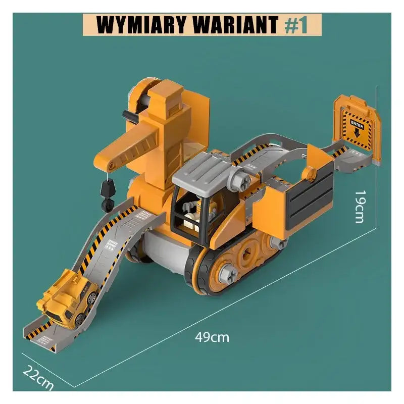 WOOPIE Mega Plac Budowy 5w1 Zestaw XXL do Skręcania DIY - zabawki-dla-dziewczynki