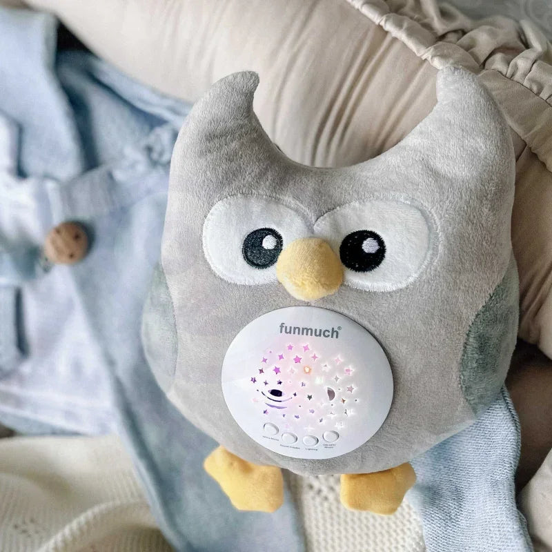 Zabawka WOOPIE BABY Sówka przytulanka projektor usypiacz 2w1 10 kołysanek- zabawki-dla-dziewczynki