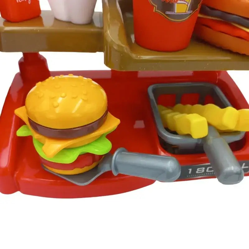 WOOPIE Fast Food XXL zabawka kreatywna sklep restauracja dla malucha - zabawki-dla-dziewczynki