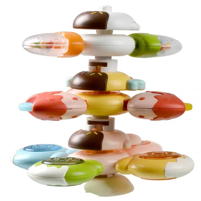 WOOPIE BABY Spinner Zabawka Sensoryczna Pszczoła Kurczak Królik Wymienne 3 szt. - zabawki-dla-dziewczynki