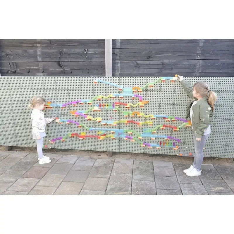 Zestaw STEM MASTERKIDZ konstrukcja toru dla piłek edukacyjny - zabawki-dla-dziewczynki