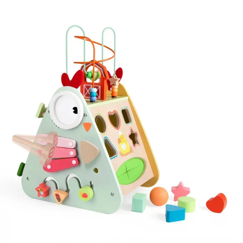 kostka edukacyjna CLASSIC WORLD Montessori 10w1 - zabawki-dla-dziewczynki