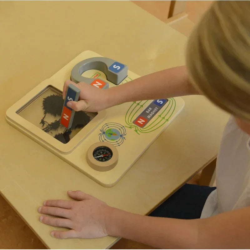 Masterkidz tablica magnetyczna edukacyjna z kompasem Montessori - zabawki-dla-dziewczynki