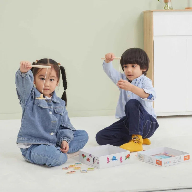 VIGA Gra Zestaw Magnetyczny Do Łowienia Rybek - zabawki-dla-dziewczynki