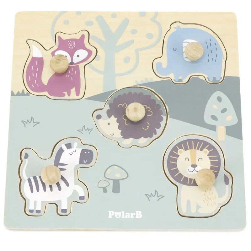 VIGA PolarB Puzzle Zwierzęta pomoc dydaktyczna dla przedszkolaka - zabawki-dla-dziewczynki