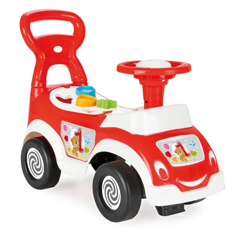 WOOPIE Jeździk 4w1 Sorter Pchacz Chodzik + Klakson Schowek - zabawki-dla-dziewczynki